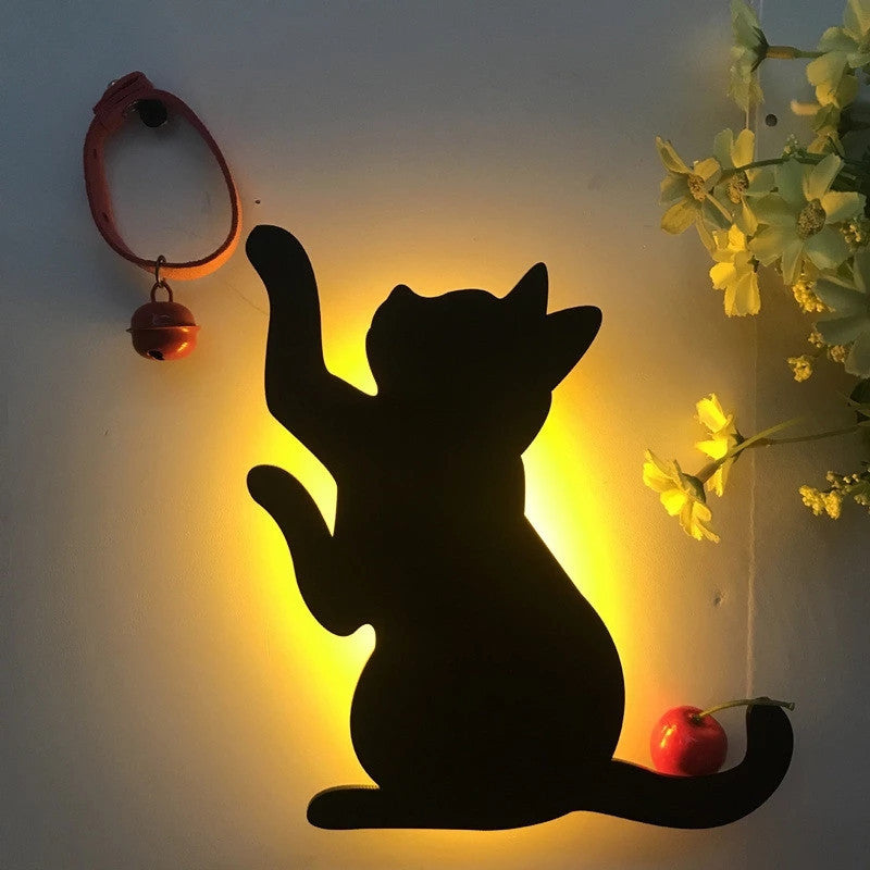 LED Animal Cat Night Light