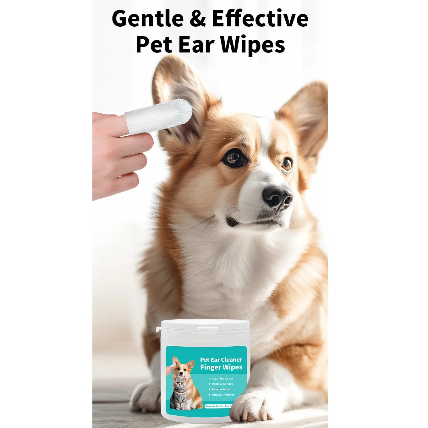 Pet Cleaning Eye And Ear Wipes