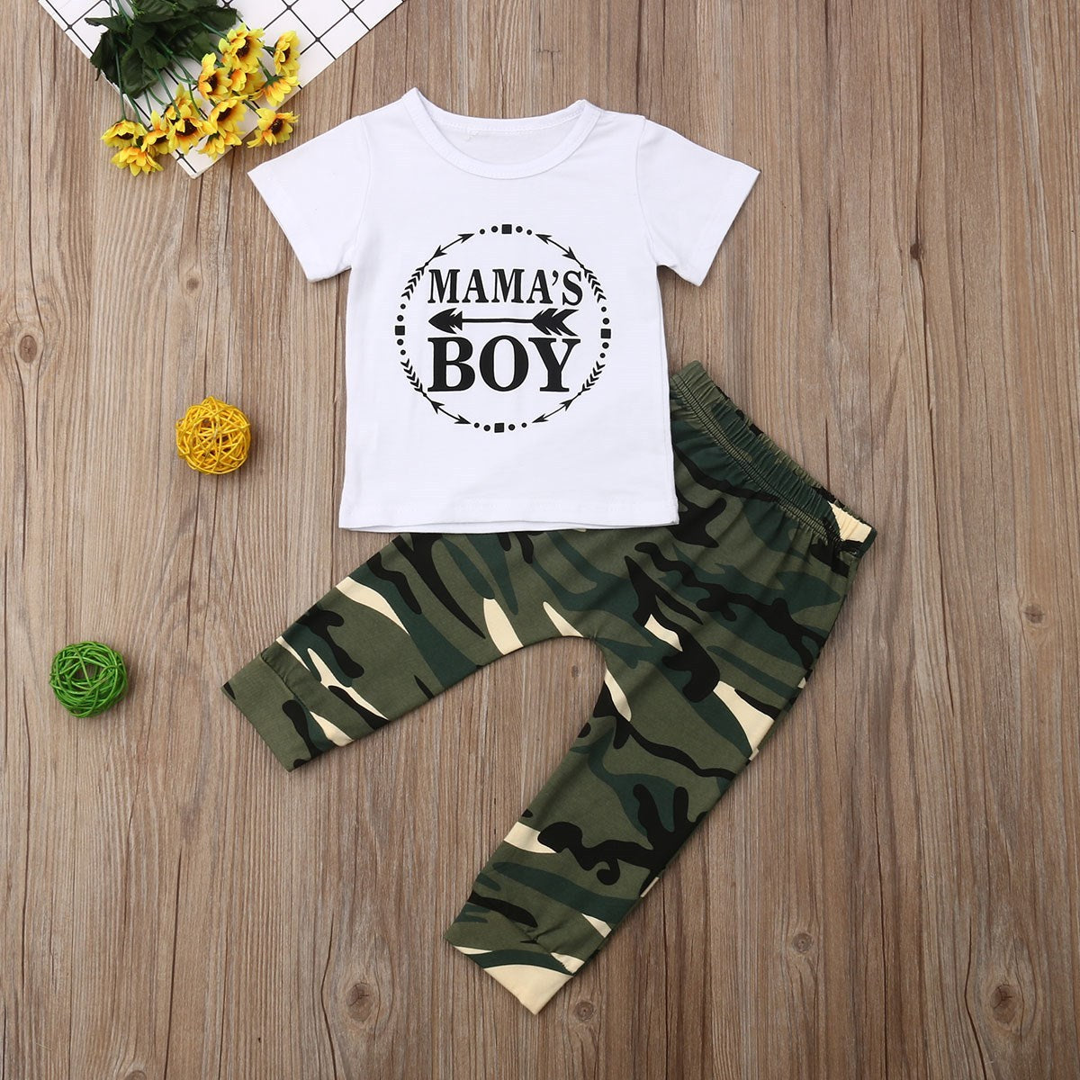 Summer Clothes Cotton T-Shirt & Pants