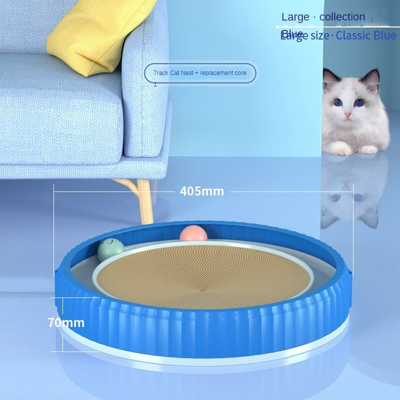 NEW Round Cat Scratching Board Wear-resistant