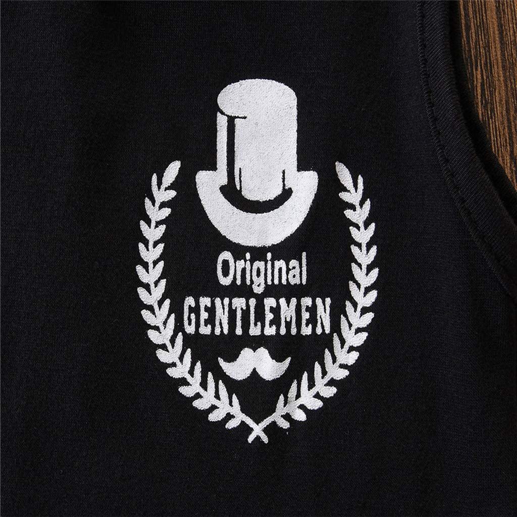 2PCS Toddler Kids Baby Boy Sleeveless Hood