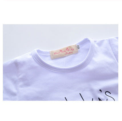 Baby Girl - Daddy's Little Girl T-shirt, Pants, Headband Toddler Clothing Set