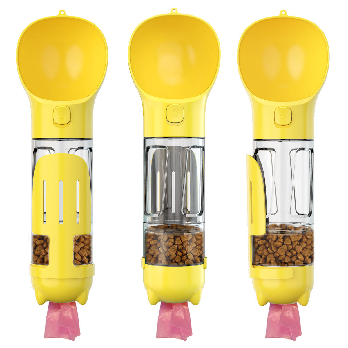 Portable Multifunction Water & Food Feeder, 3 In 1 Dispenser