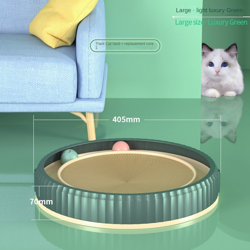 NEW Round Cat Scratching Board Wear-resistant