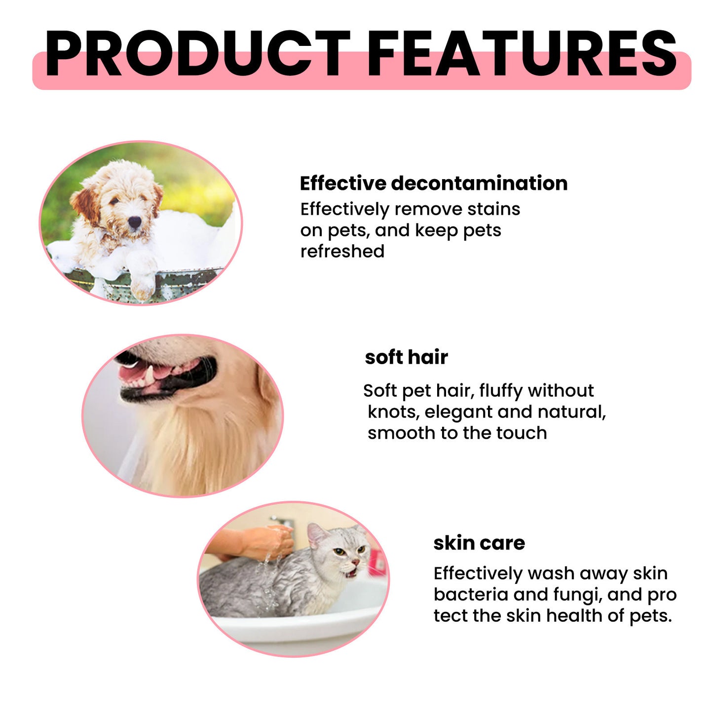 Dogs And Cats Hair Supple Care Anti-mite Cleaning Soap