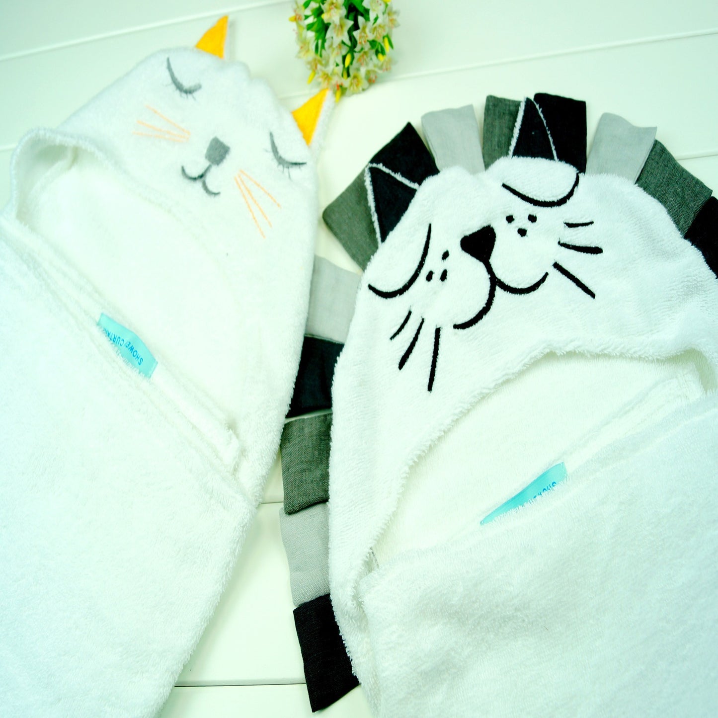 New Baby Boy & Girls Lion, Cat Bath Towel