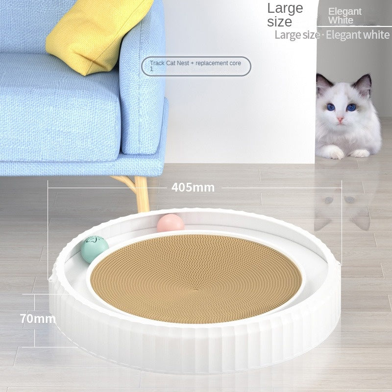 NEW Round Cat Scratching Board Wear-resistant