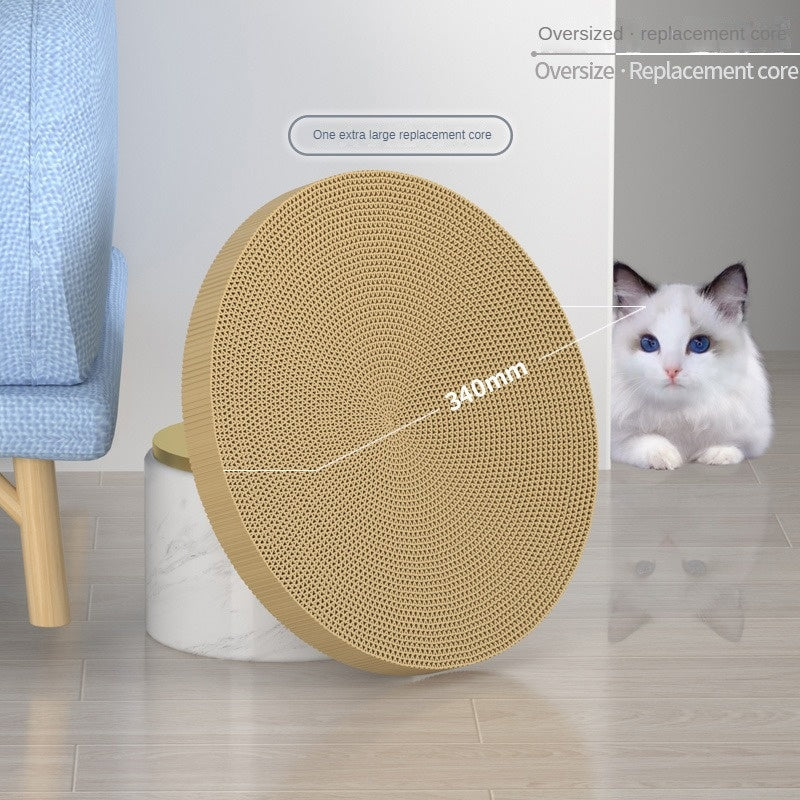 NEW Round Cat Scratching Board Wear-resistant