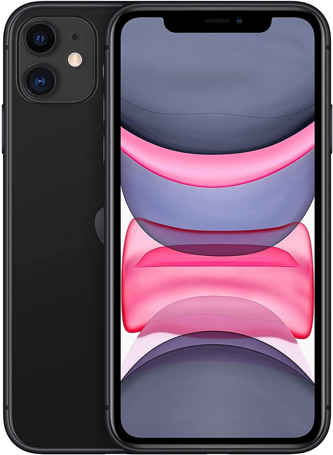 Apple iPhone 11, 64GB, Black (Renewed)
