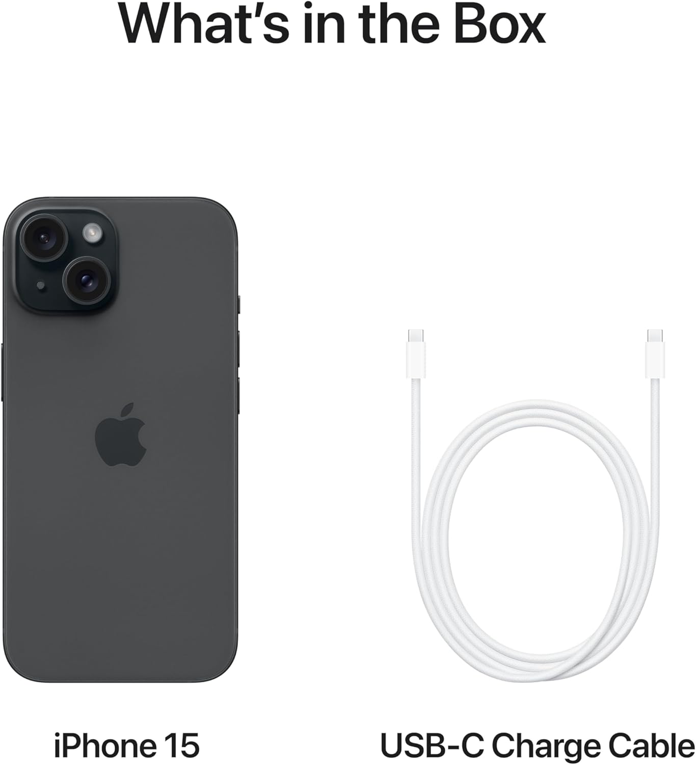 Apple iPhone 15 (128 GB) - Black