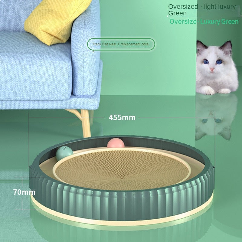 NEW Round Cat Scratching Board Wear-resistant