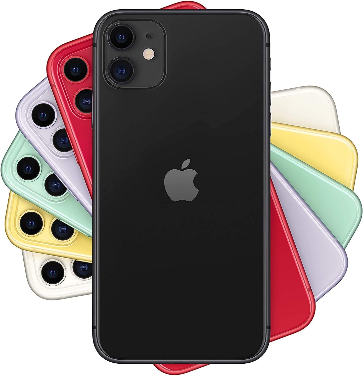 Apple iPhone 11, 64GB, Black (Renewed)