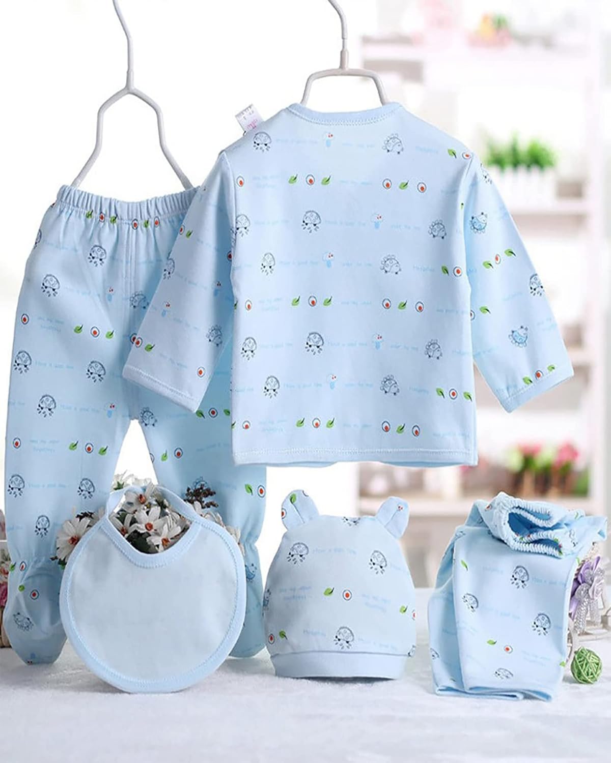 Baby Boy Clothes 0-3 Months 5pcs Baby Girl Outfits Gifts for Newborn