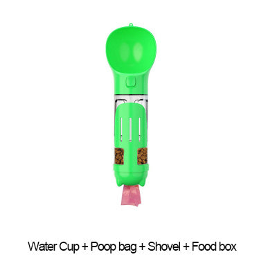 Portable Multifunction Water & Food Feeder, 3 In 1 Dispenser