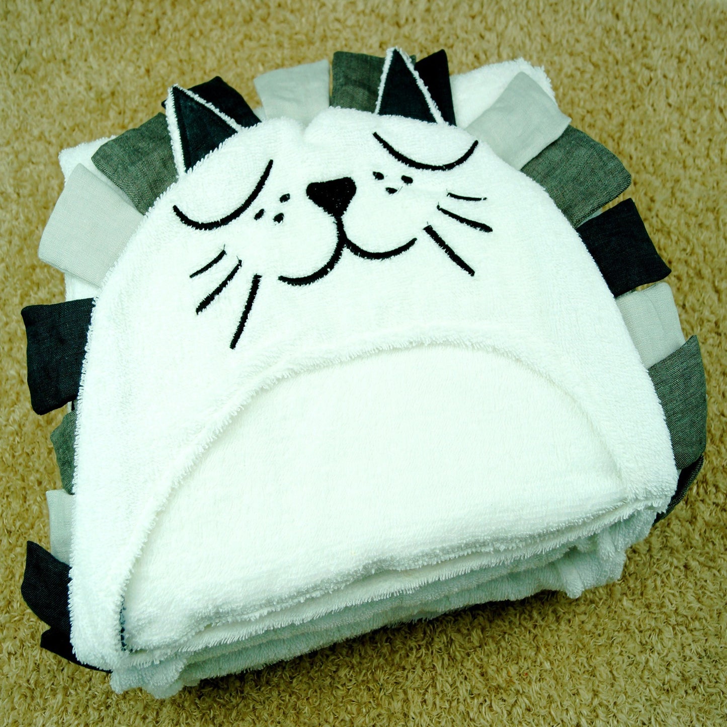New Baby Boy & Girls Lion, Cat Bath Towel
