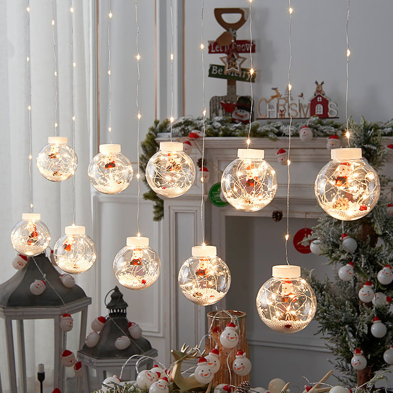 10PCS LED Christmas Curtain Lamp