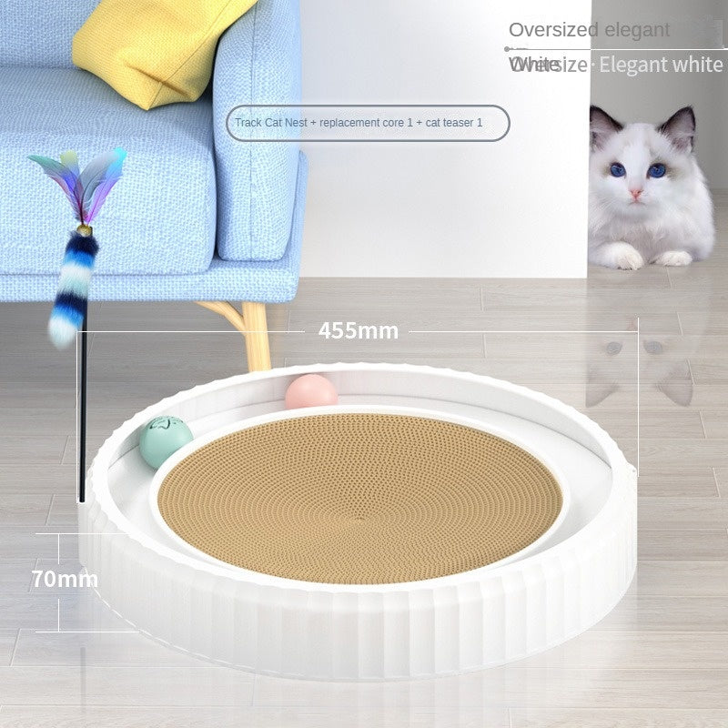 NEW Round Cat Scratching Board Wear-resistant