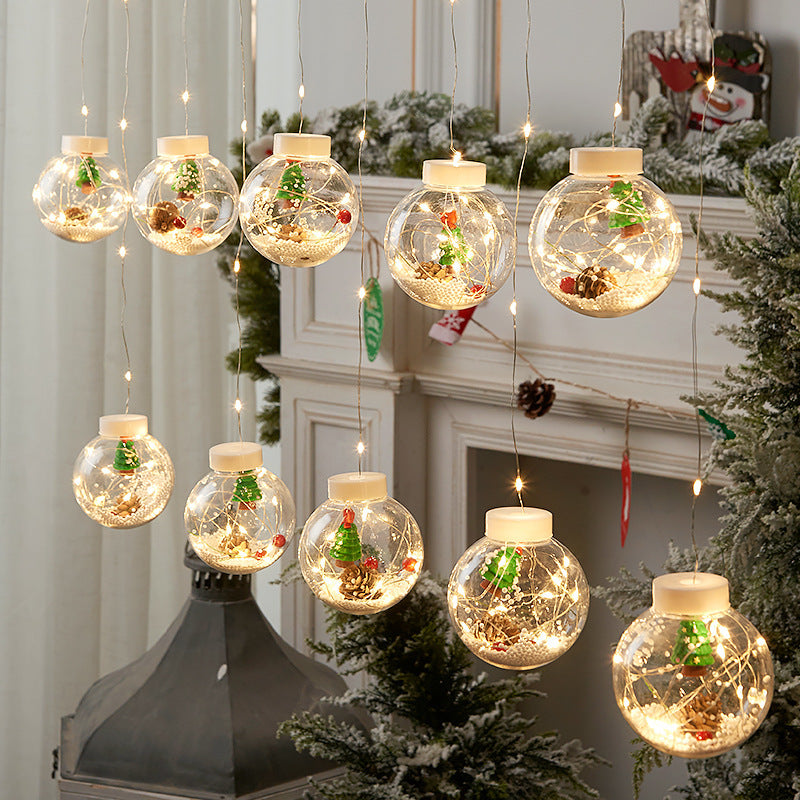 10PCS LED Christmas Curtain Lamp