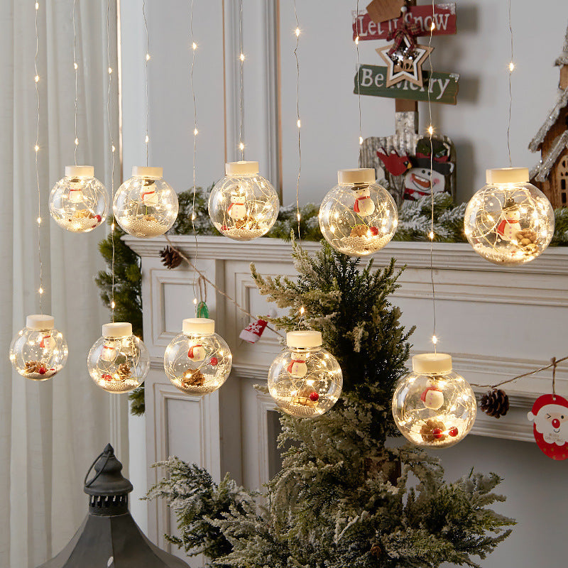 10PCS LED Christmas Curtain Lamp