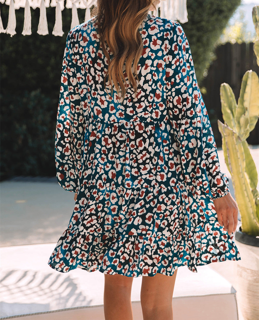 Leopard Print Fashion Personality Lady Dress