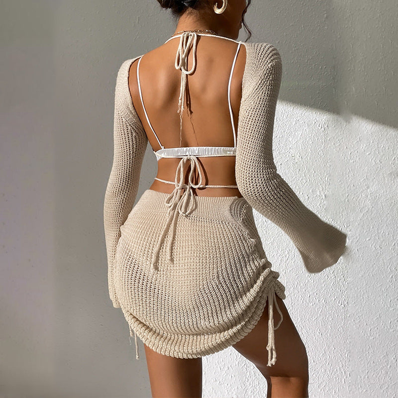 Beach Dress - Bikini Swimsuit Blouse