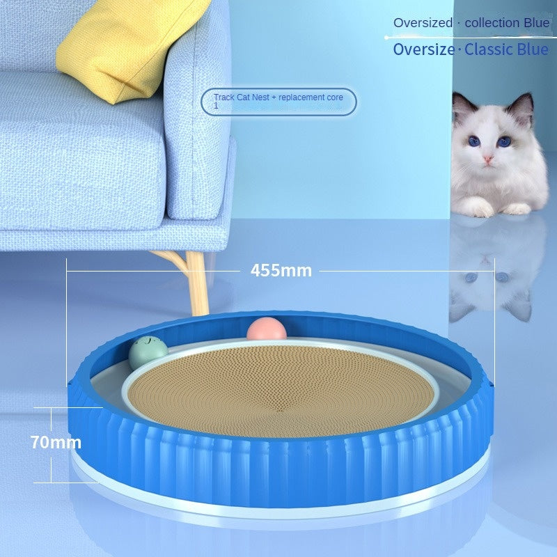 NEW Round Cat Scratching Board Wear-resistant