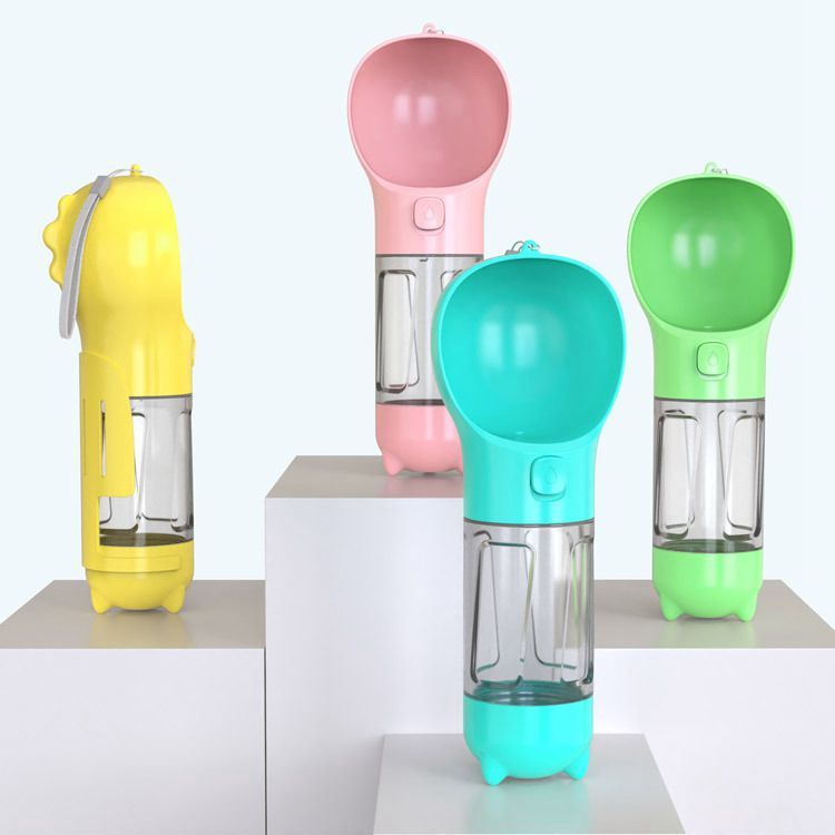 Portable Multifunction Water & Food Feeder, 3 In 1 Dispenser