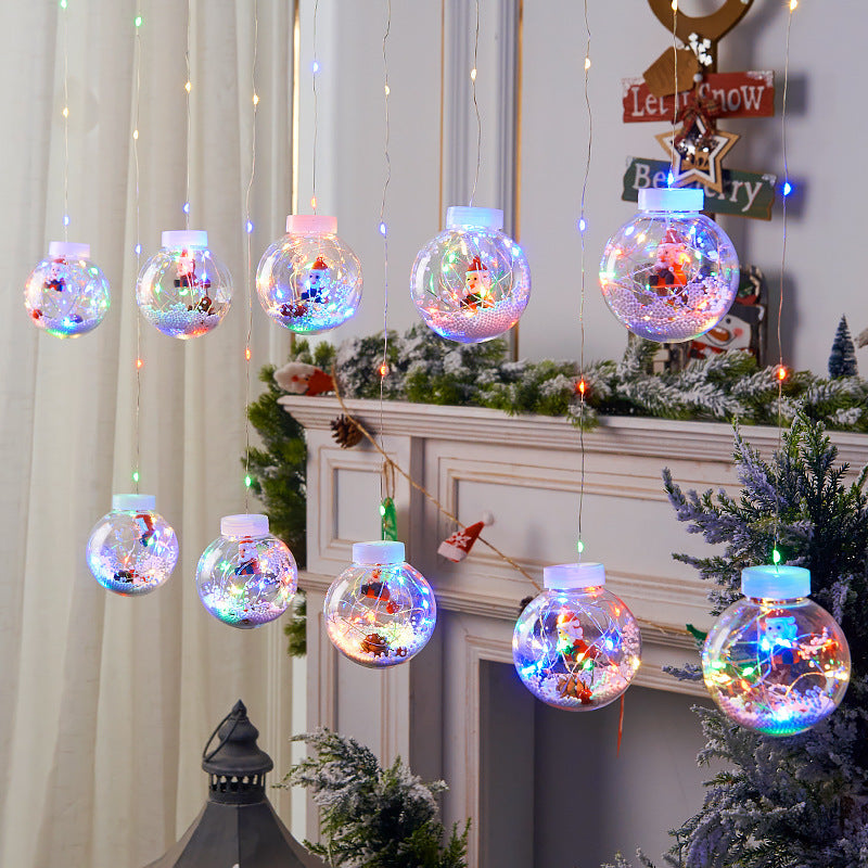 10PCS LED Christmas Curtain Lamp