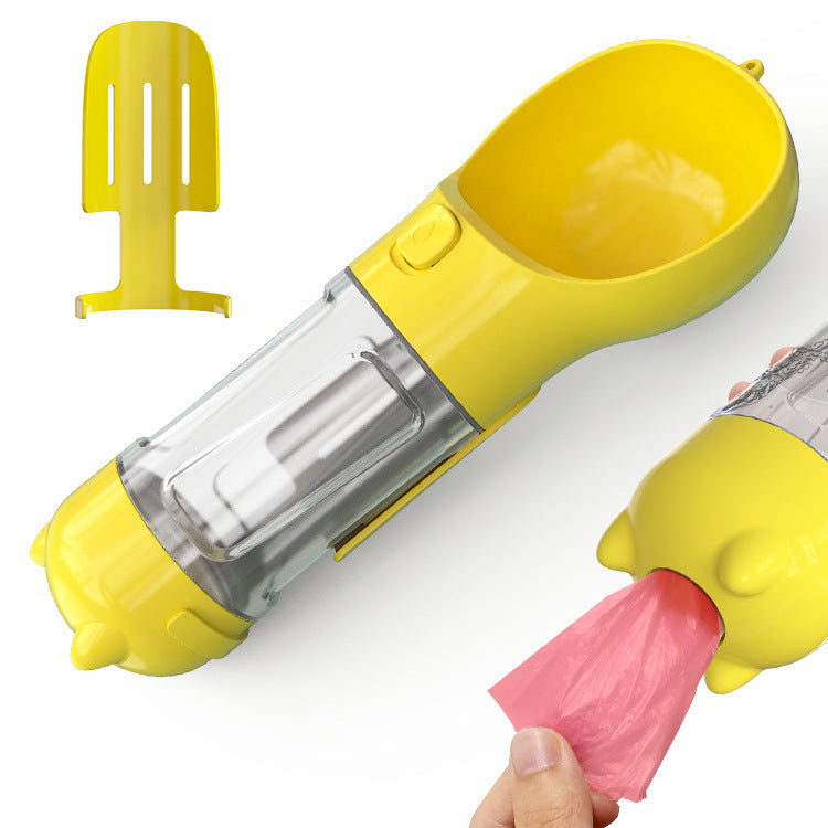 Portable Multifunction Water & Food Feeder, 3 In 1 Dispenser