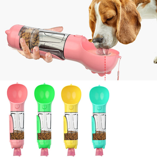 Portable Multifunction Water & Food Feeder,  3 In 1  Dispenser