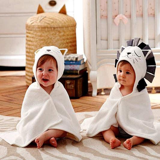 New Baby Boy & Girls Lion, Cat  Bath Towel