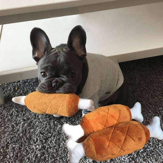Double bone chicken leg toy
