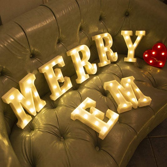 Luminous LED Letter & Numbers Night Light