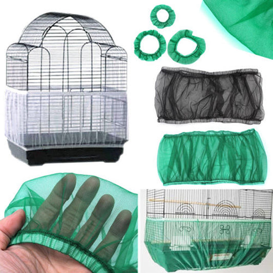 Mesh bird cage covers dust-proof