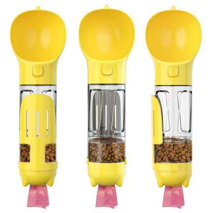 Portable Multifunction Water & Food Feeder,  3 In 1  Dispenser