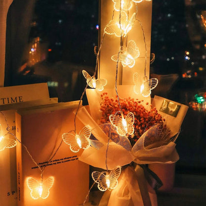 3 Meters 20 Lights Butterfly Decoration Light String