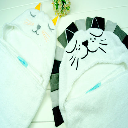New Baby Boy & Girls Lion, Cat  Bath Towel