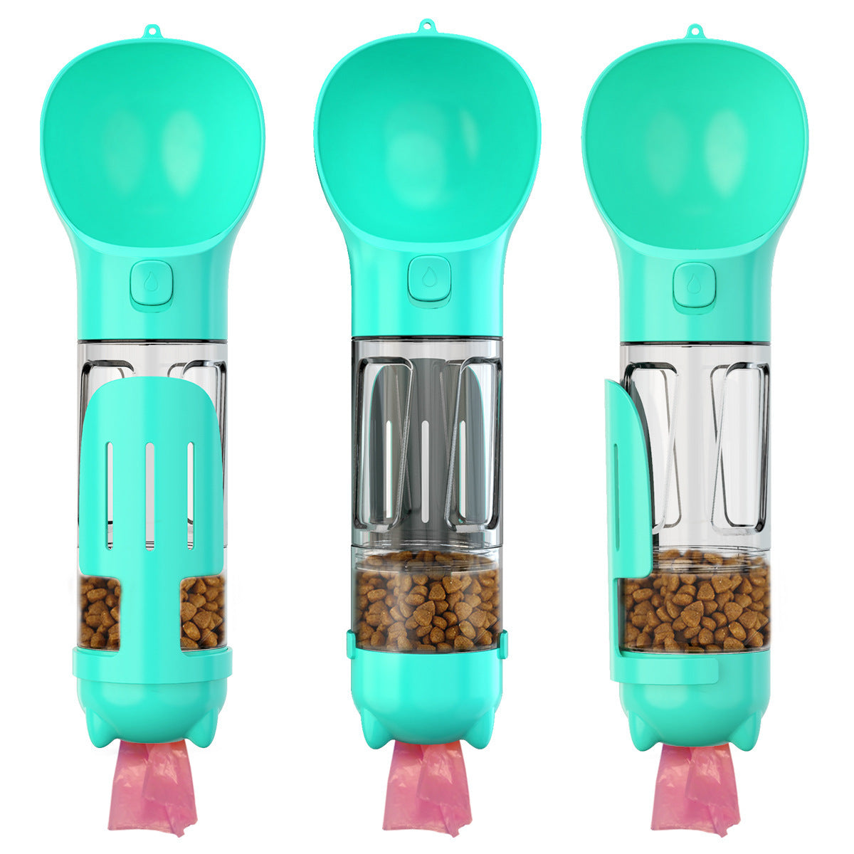 Portable Multifunction Water & Food Feeder,  3 In 1  Dispenser