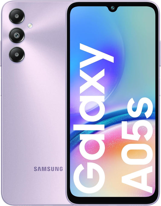 Samsung Galaxy A05s (4GB, 128GB Storage) | 50 MP Main Camera | Snapdragon 680 | 5000 mAh Battery (Violet)