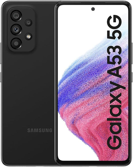 Samsung Galaxy A53 5G Mobile Phone SIM Free Android Smartphone 128 GB Black