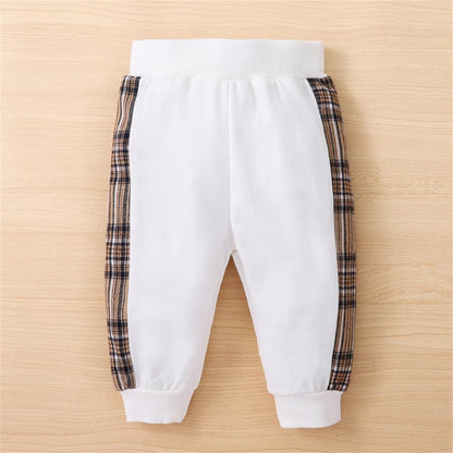 PATPAT Baby Boy Clothes Baby Girl Sweatshirt Pant Sets Newborn Fall Winter Long-sleeve Bear Embroidered Outfit