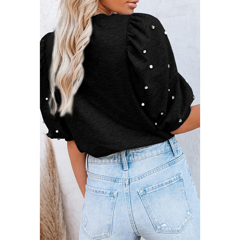 Commuter Round Neck Half Sleeve Shirt Women
