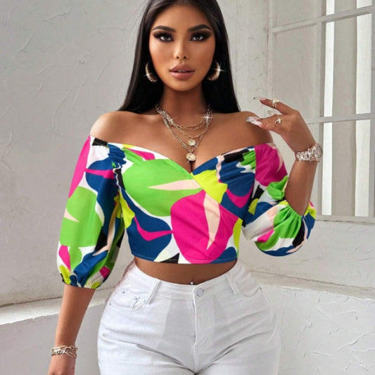 Women's Casual Short Sleeve Blouse